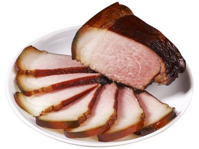 四川特产腊肉柏丫烟熏重庆腊肉熏肉二刀农家烟熏土家腊后腿肉批发图5