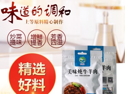 大量批发袋装红权美味炖牛羊肉料卤肉料炖肉料鸡料鱼料调味料图4