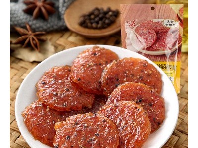 广东真美食品猪肉脯肉类55g 猪肉干肉片休闲办公室零食猪肉铺批发图2