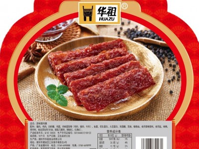 华祖食品猪肉脯158克猪肉干零食猪肉铺猪肉片休闲小吃办公零食图4