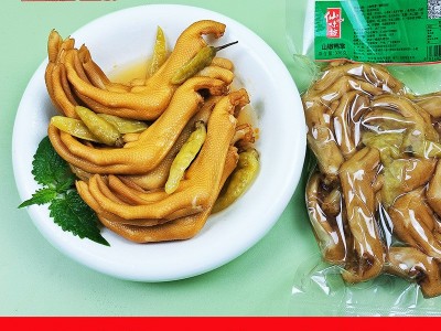 阿可香336g鸭掌餐饮装奶茶店KTV超市鸭爪鸭爪袋装真空包装商用装图2