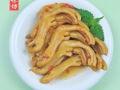 阿可香336g鸭掌餐饮装奶茶店KTV超市鸭爪鸭爪袋装真空包装商用装图4