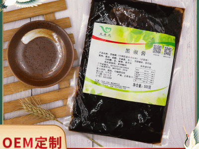 厂家供应黑椒酱贴牌定制 商用家用酱黑椒酱汁调酱图2
