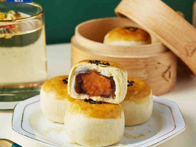 焙芝友蛋黄酥饼皮预拌粉250g 烘焙原料蛋黄酥diy手工自制材料图2