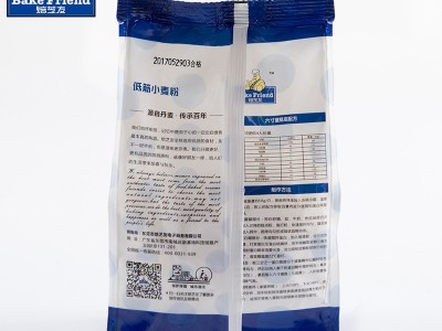 焙芝友低筋面粉500g小麦粉烘焙原料蛋糕粉点心粉面饼粉 40袋/箱图4