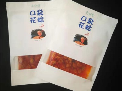 麻辣花蛤海鲜下饭菜100g/OEM定制扇贝大虾袋装麻辣花蛤麻辣小海鲜图2