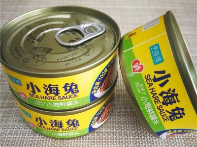 直播麻辣海兔罐头罐头食品麻辣味小海兔罐头即食海鲜水产零食图5