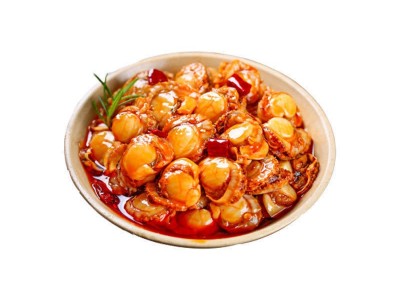 直播麻辣扇贝罐头食品麻辣味扇贝即食海鲜水产零食海鲜罐头图5