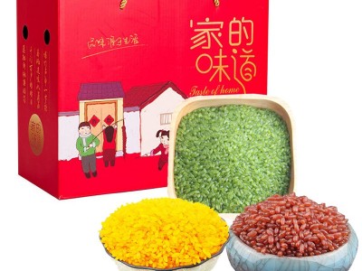 三色花米饭绿竹米竹香米黄金米彩色米大米五谷杂粮组合礼盒装送人图4