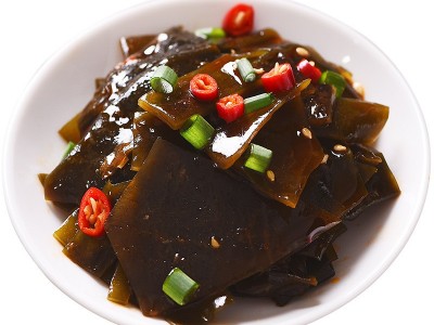 开口爽海带片零食500g酱腌菜拌面下饭菜休闲零食小菜香辣味海带片图5