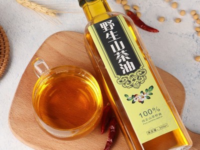 安徽网红特产食品油 现榨送礼炒菜瓶装500ml植物山茶油图4