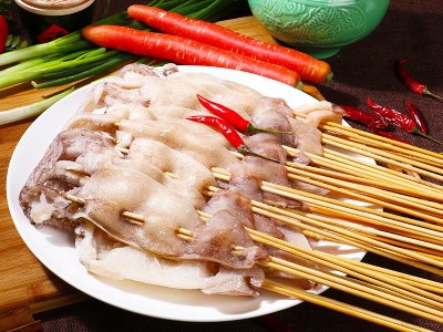 铁板鱿鱼串烧烤食材油炸半成品冷冻鱿鱼串50g*100支【厂家批发】图4