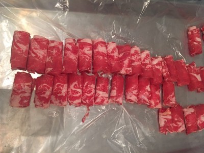 甄选肥牛卷砖批发,冷冻雪花牛肉卷火锅专用3.75kg/袋 广东包邮图4