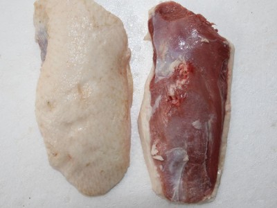 厂家供应 山东新鲜冷冻胸鹅肉 带皮鹅胸肉批发 支持代发图2