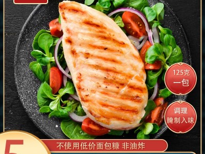 香煎黑椒大鸡排半成品鸡扒非油炸汉堡家用鸡肉健身套餐图5