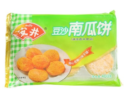 南瓜饼冷冻半成品400g烧烤油炸小吃酒店餐馆餐饮食材糕点零食批发图5