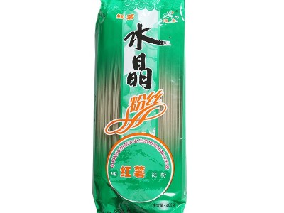 水晶粉丝400g透明粉条铁板凉菜铁板火锅红薯粉炒粉干食材厂家批发图5