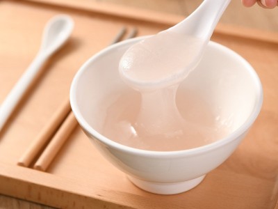 源头厂家无蔗糖宝应古法纯藕粉羹250克散装食品级纯手工代餐 原料图2