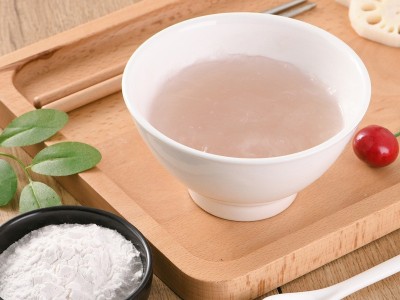 源头厂家无蔗糖宝应古法纯藕粉羹250克散装食品级纯手工代餐 原料图3