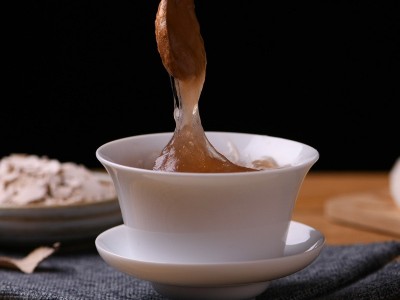 源头厂家无蔗糖宝应手削古法纯藕粉羹250克 散装食品级纯手工代餐图5