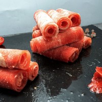 火锅配菜食材肥牛卷 冰鲜冷冻牛肉卷 超市火锅店肥牛卷量大优惠