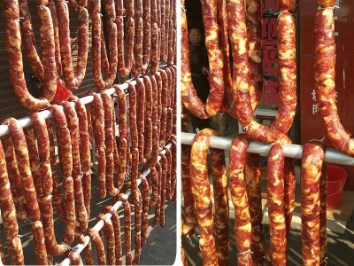 湖北荆州特产松滋腊肠香肠 灌肠土猪肉咸腊肉农家烟熏纯手工自制图4