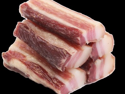 湖北日晒土猪肉五花肉腊肉农家自制咸肉腌制风干肉烟熏500g图4