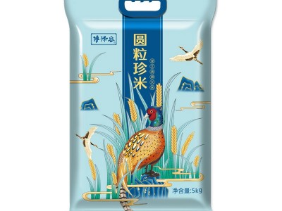 东北大米博泽容圆粒珍米5kg真空包装图2