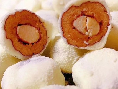 现货奶枣 洛可莱巴旦木奶酪枣130g袋装休闲零食坚果图4