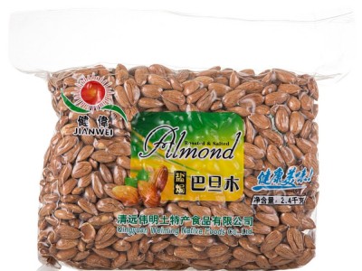 健伟牌盐焗味巴旦木仁零食坚果杏仁 干果礼品厂家现货批发图4