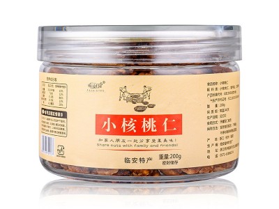 临安野生小山核桃仁原味新货罐装坚果干果学生儿童零食一件代发图3