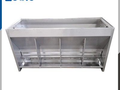 不锈钢干湿料槽畜牧养殖用干湿喂料器 猪舍用不锈钢料槽 干湿料槽图4