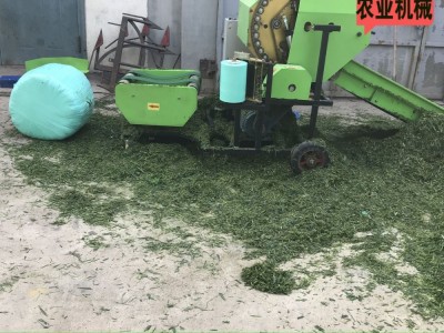 牧草秸秆粉碎打捆包膜机 小型牵引玉米小麦秸秆稻草粉碎打捆机图4