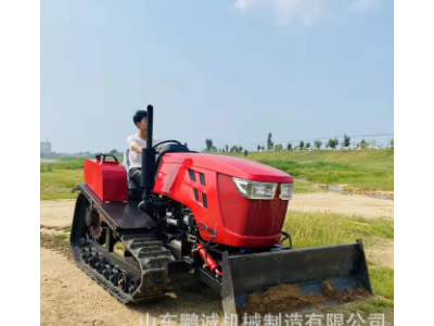 80马力履带旋耕机 农用柴油拖拉机 大马力水田耕地机图3