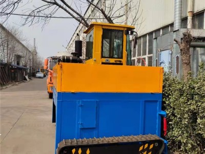 履带式养殖场用翻抛机 鸡粪有机肥翻堆机 自走式畜禽类翻粪机图3