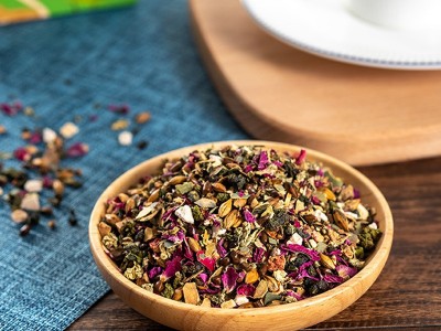 芍祖堂 冬瓜荷叶玫瑰茶 决明子荷叶组合三角包袋泡茶花茶包图3