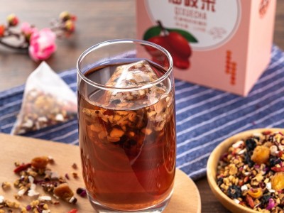 芍祖堂仙岐茶 红参玫瑰饮三角包 桂圆红枣枸杞花果茶 三角袋泡茶图3