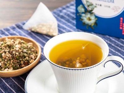 芍祖堂 菊苣栀子茶 百合茯苓组合三角包袋泡茶 花果茶 花茶包图2