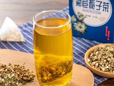 芍祖堂 菊苣栀子茶 百合茯苓组合三角包袋泡茶 花果茶 花茶包图3