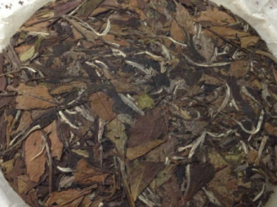 福鼎白茶 陈年老茶叶 陈年贡眉老白茶饼350g图5