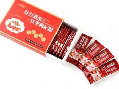 红豆薏米粉枸杞粉盒装五谷杂粮熟粉 代餐粉OME贴牌代加工冲调饮品图4