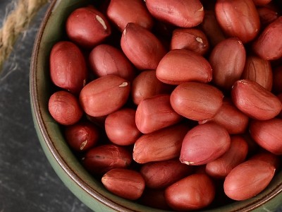 人民食品 有机红皮花生米320g 原味生花生花生米仁煮粥五谷杂粮图3
