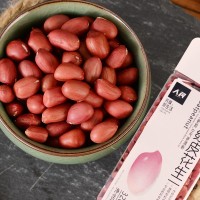 人民食品 有机红皮花生米320g 原味生花生花生米仁煮粥五谷杂粮