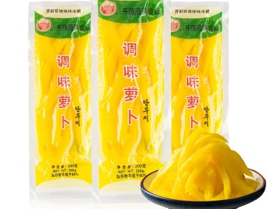 4*200克寿司萝卜条韩国紫菜包饭专用食材配料酸甜黄萝卜条图5