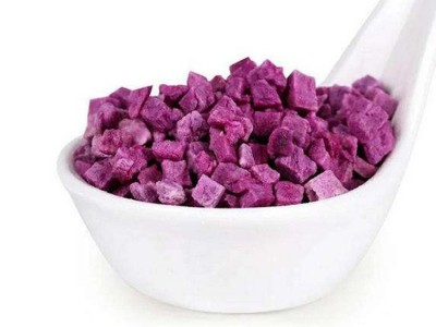 冻干紫薯丁 紫薯干 烘焙原料燕麦片辅料添加冻干食品FD紫薯粒图4