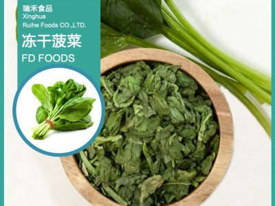 冻干菠菜粒 冻干菠菜 菠菜干脱水蔬菜 FD脱水冻干蔬菜 菠菜粒图3