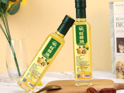 山西核桃油 家庭食用核桃油低温压榨250ml瓶装批发图4