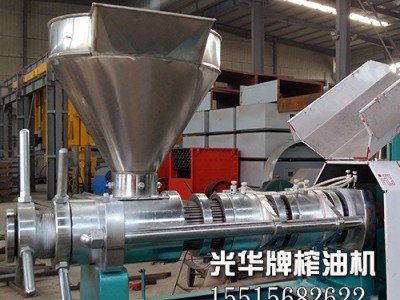 125型螺旋榨油机 商用多功能茶籽榨油机 芝麻香油压油机图5