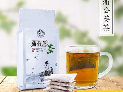 蒲公英茶160克 袋泡茶婆婆丁养生茶 花茶花草茶蒲公英叶图2