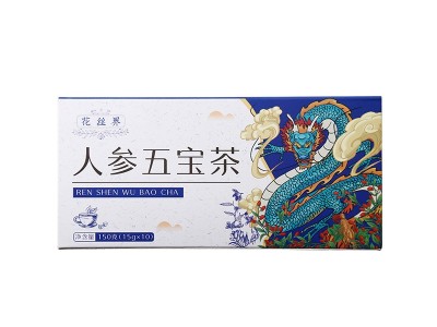 源头厂家盒装人参五宝茶男性茶黄精枸杞桑葚玛咖组合茶现货直发图4